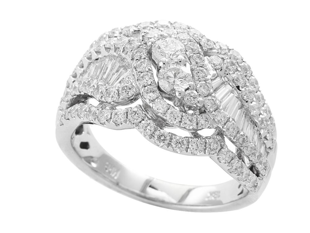 EFFY 18K WHITE GOLD RING