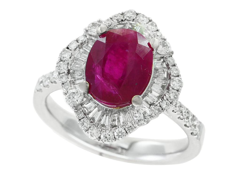 EFFY 18K WHITE GOLD RING