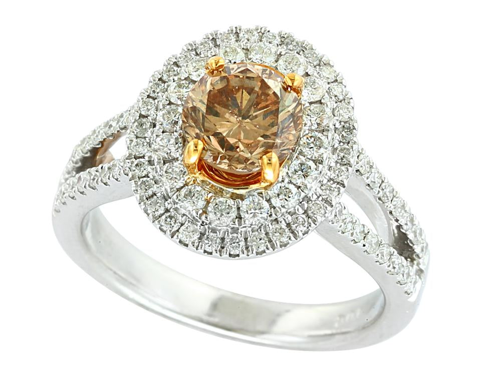 EFFY 14K WHITE and YELLOW GOLD RING