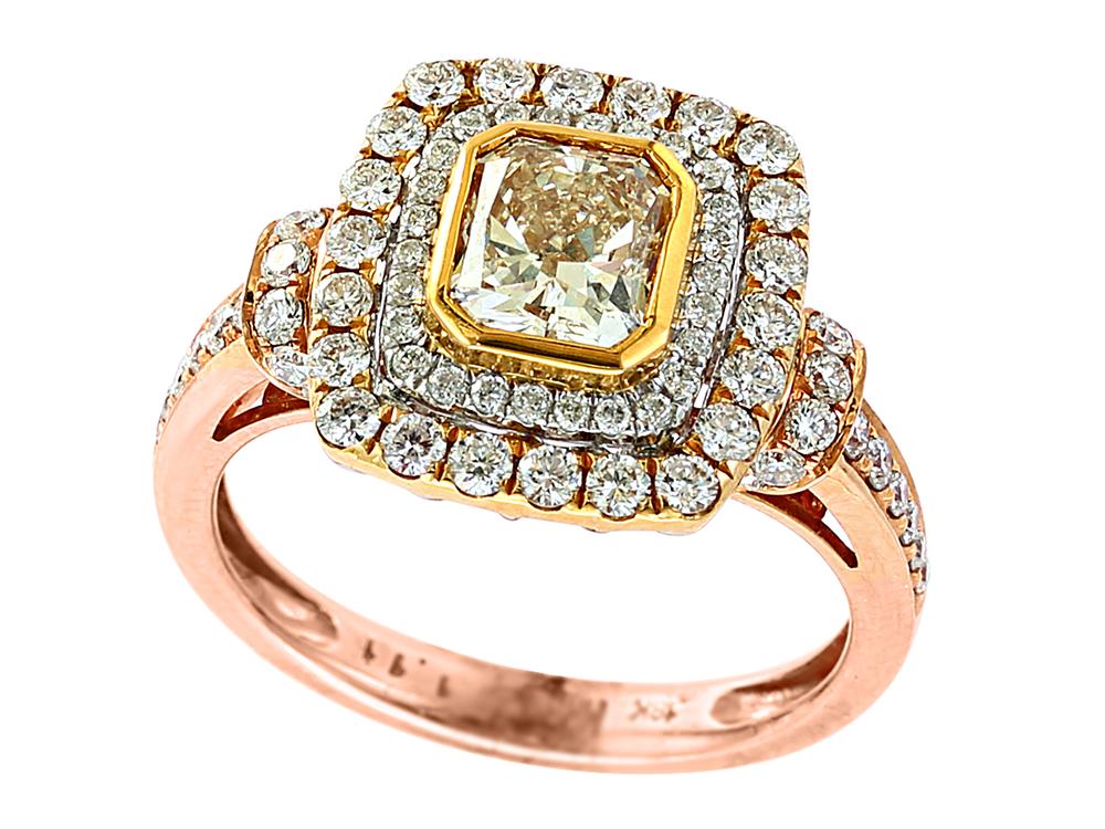 EFFY 18K RSE/YEL RING