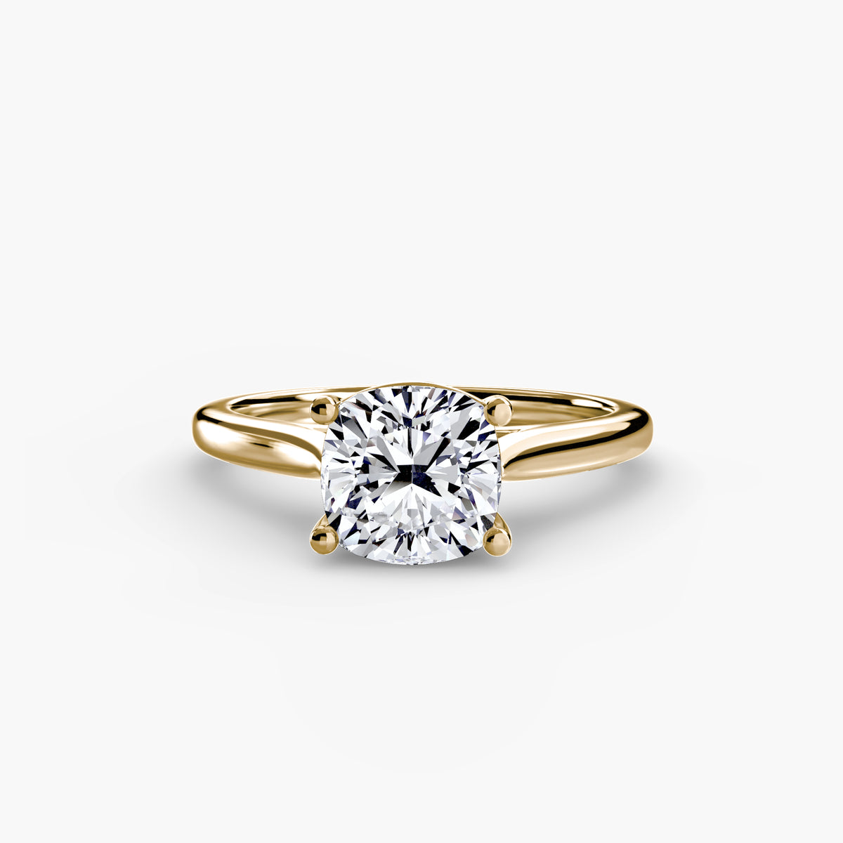 Ring Setting - 18K Yellow Gold (Oval)