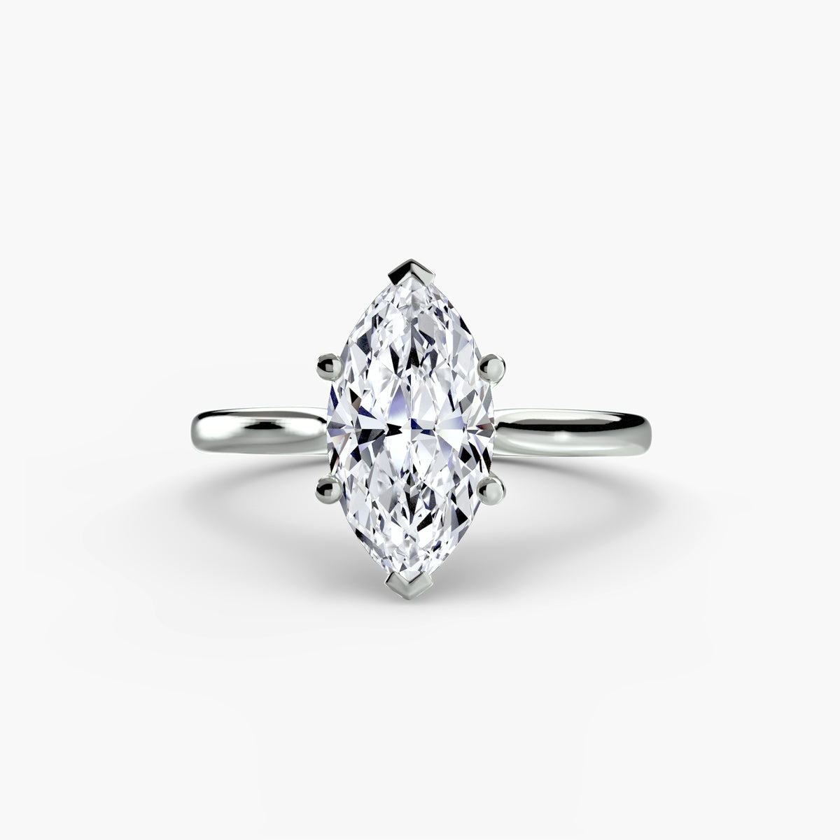 Ring Setting - 14K Yellow Gold (Round)