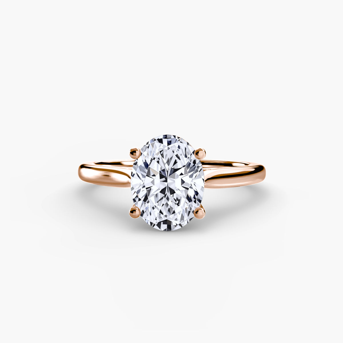 Ring Setting - 14K Rose Gold (Pear)