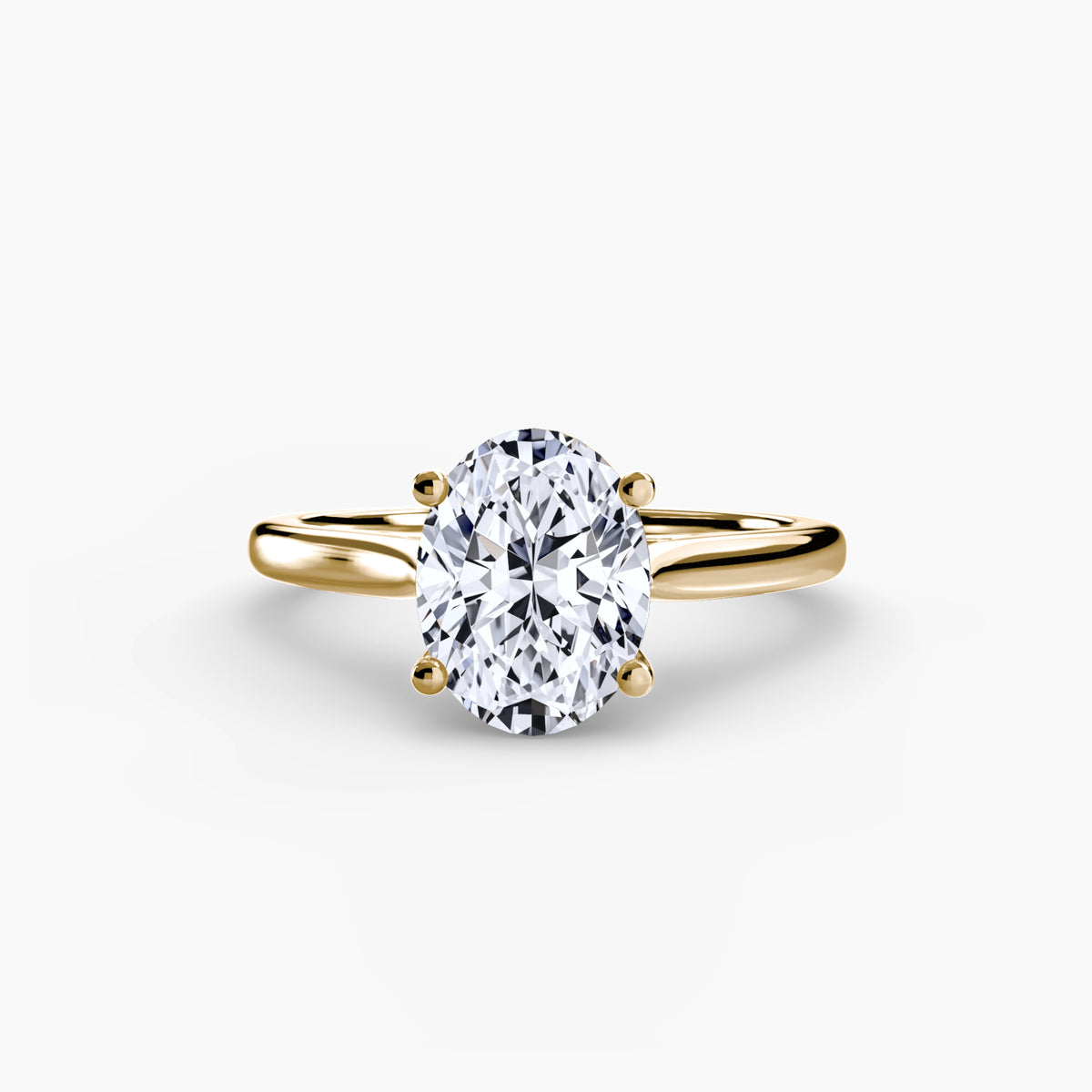 Ring Setting - 18K Yellow Gold (Pear)