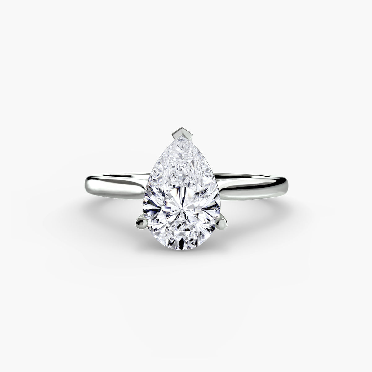 Ring Setting - 950 Platinum (Emerald)