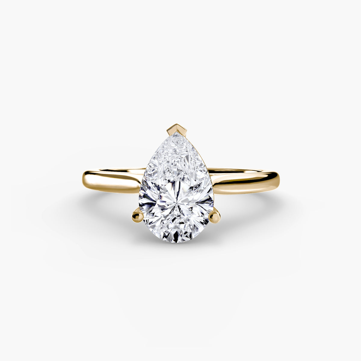Ring Setting - 18K Yellow Gold (Emerald)