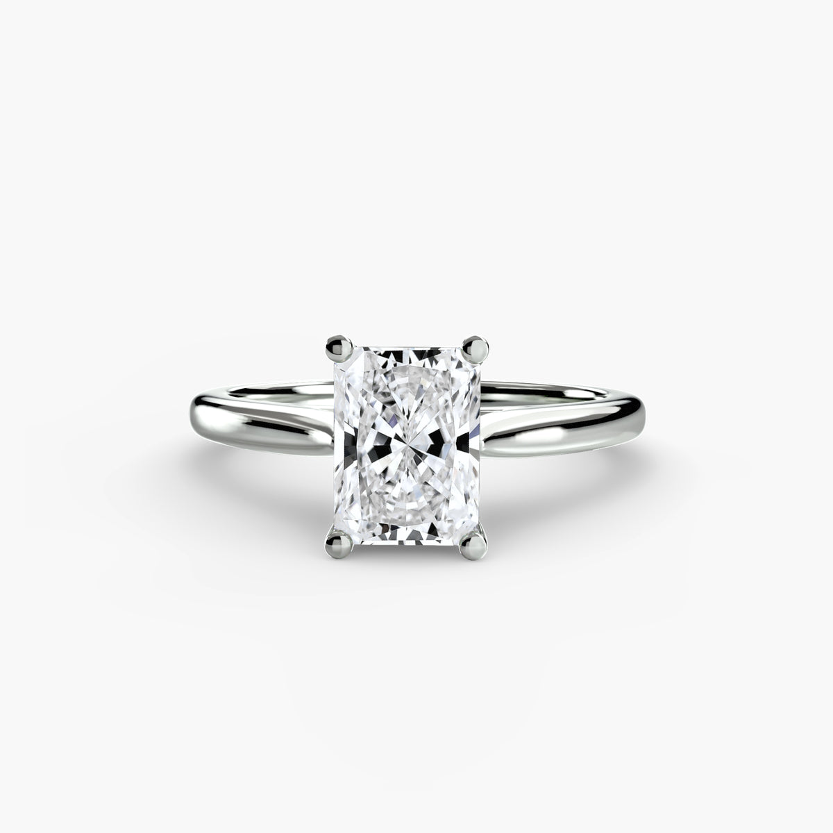 Ring Setting - 950 Platinum (Asscher)