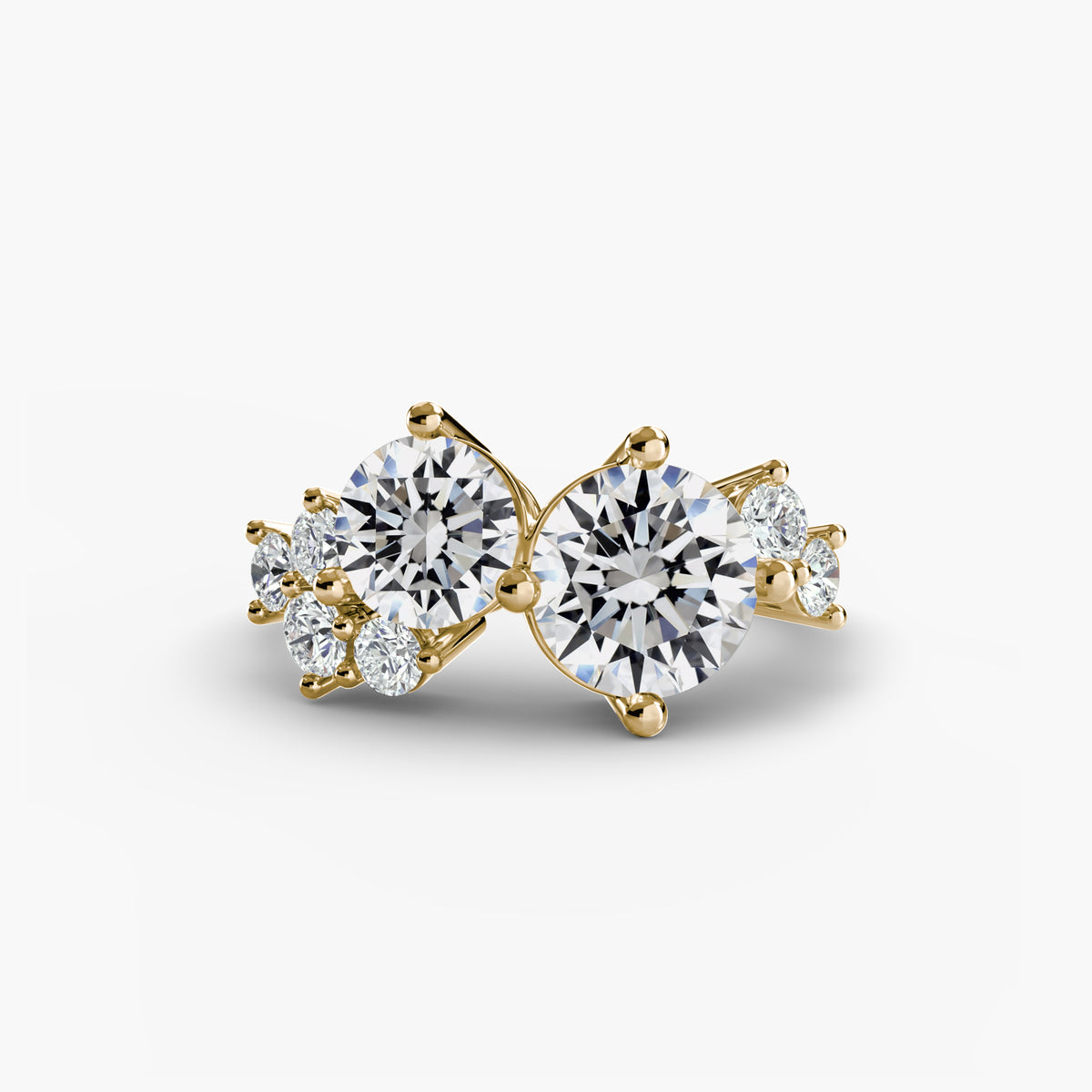 Ring Setting - 18K Rose Gold (Round)
