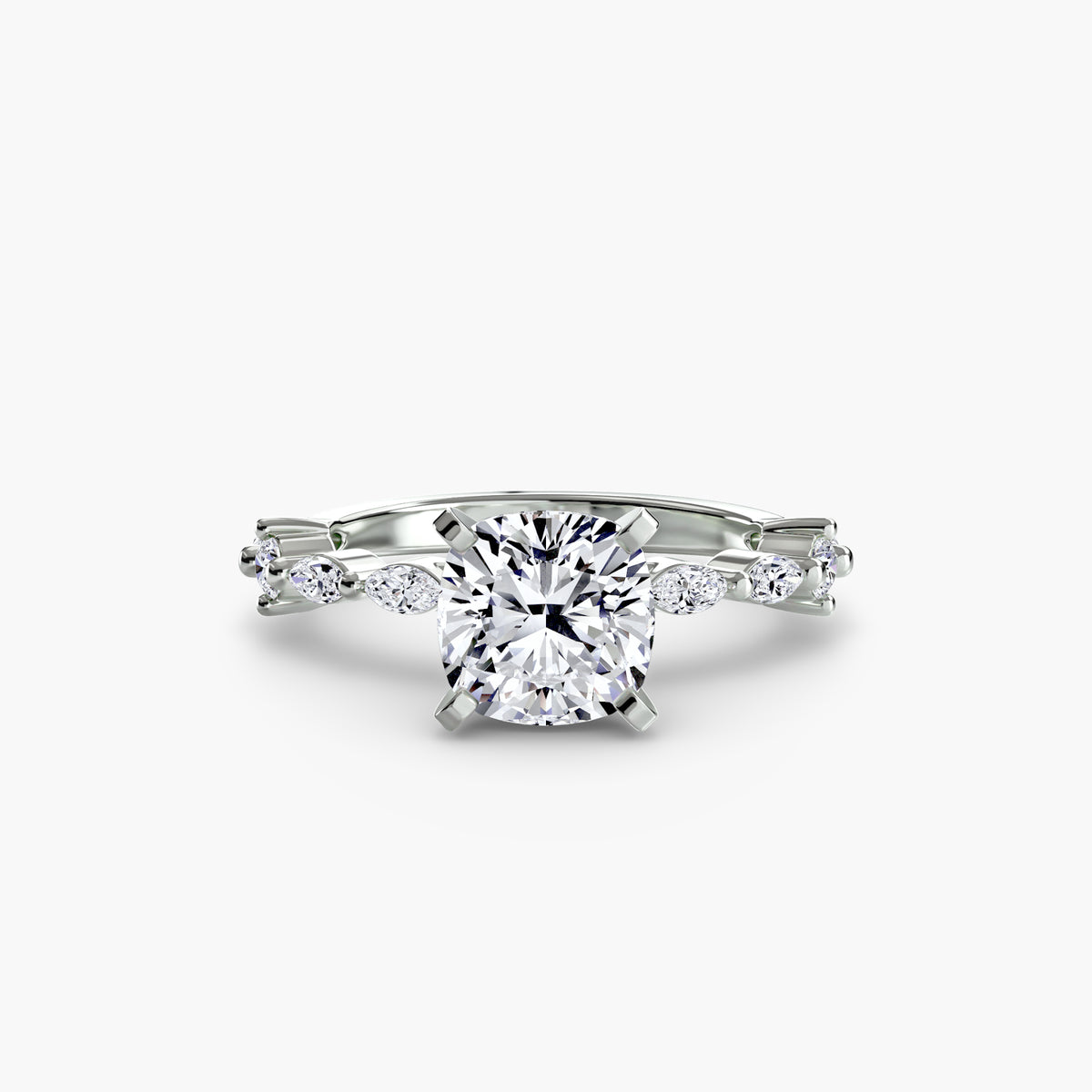 Ring Setting - 950 Platinum (Oval)