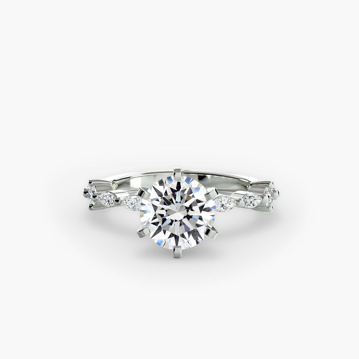 Ring Setting - 950 Platinum (Princess)
