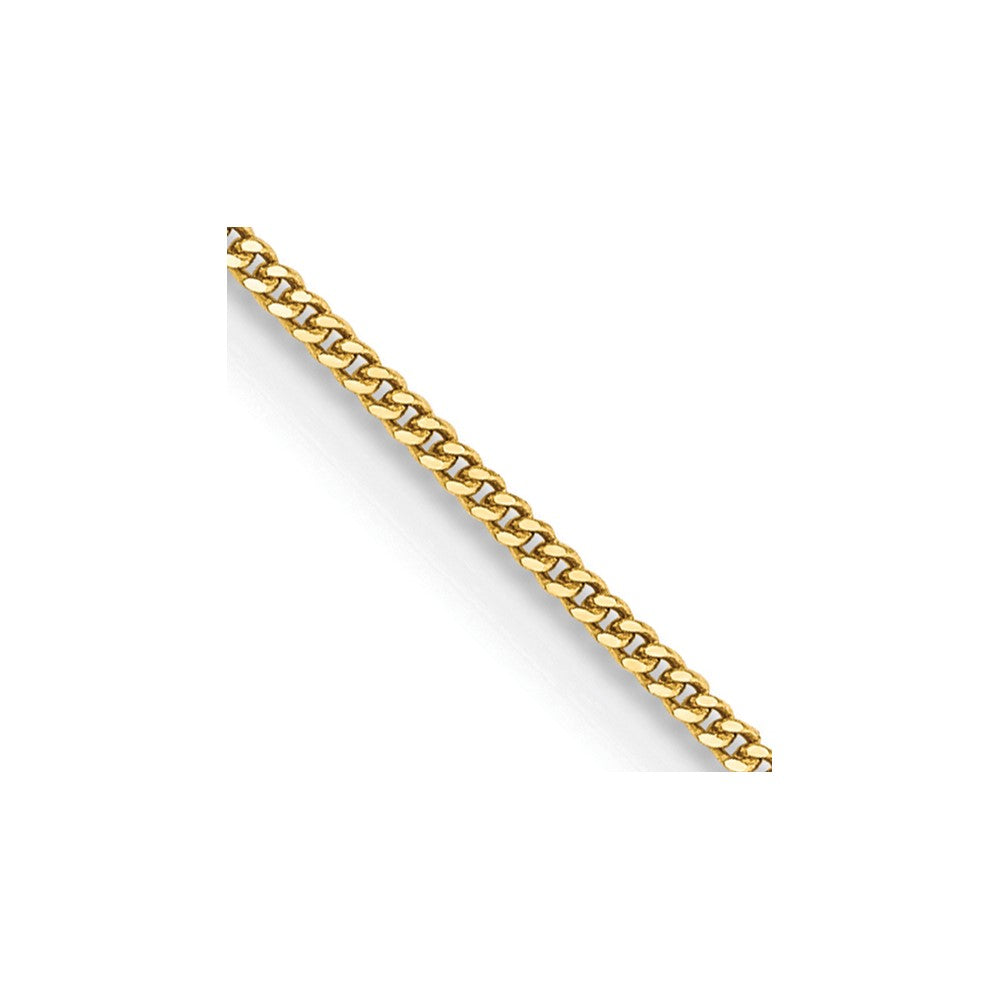 14ky .9mm Curb Chain Anklet