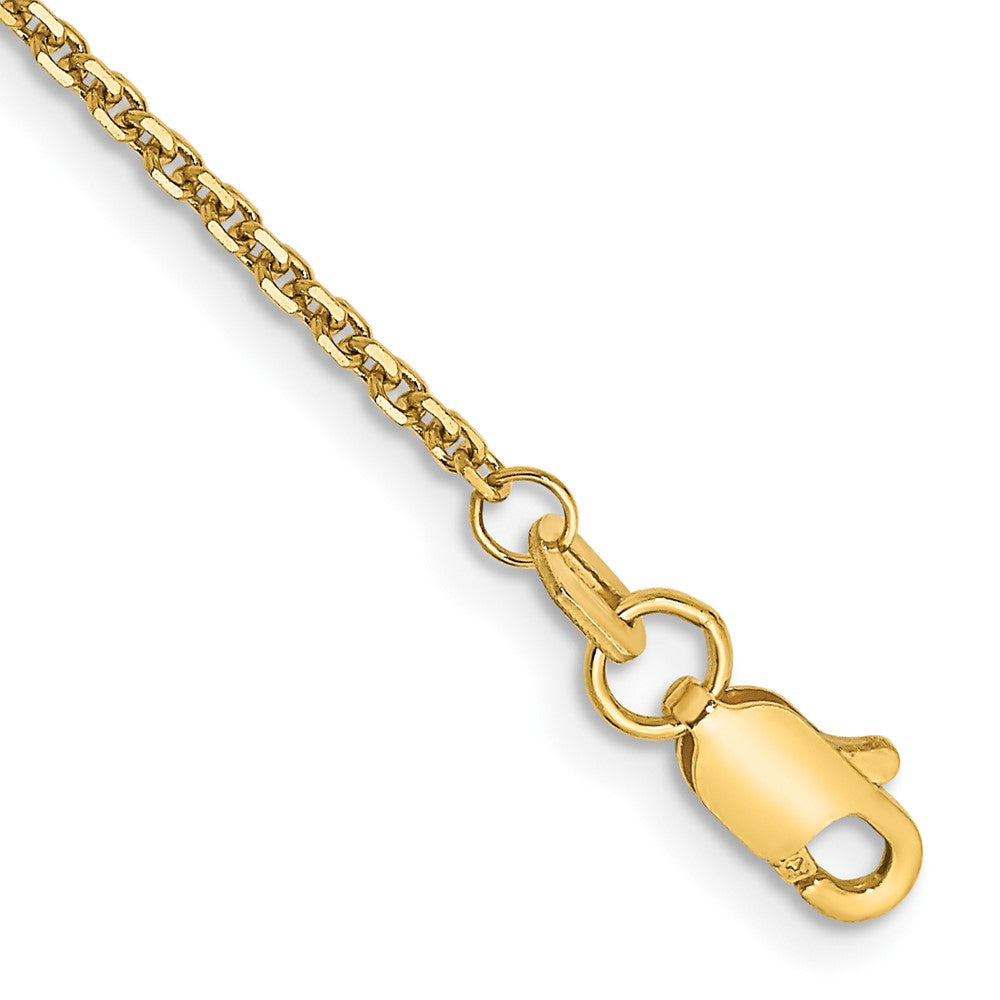 14k 1.45mm D/C Cable Chain