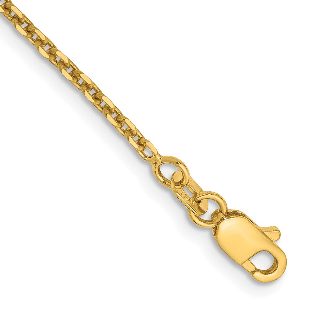 14k 1.65mm D/C Cable Chain