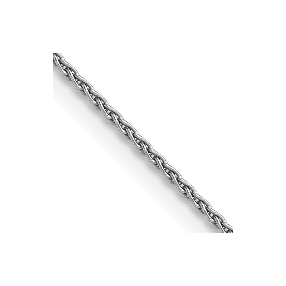 14k White Gold 1.5mm Parisian Wheat Chain Anklet