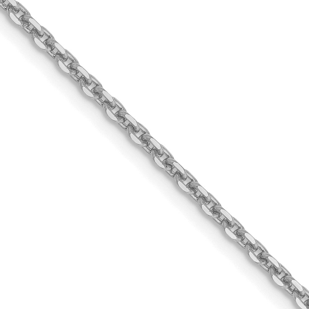 14k White Gold 1.8mm D/C Forzantine Cable Chain