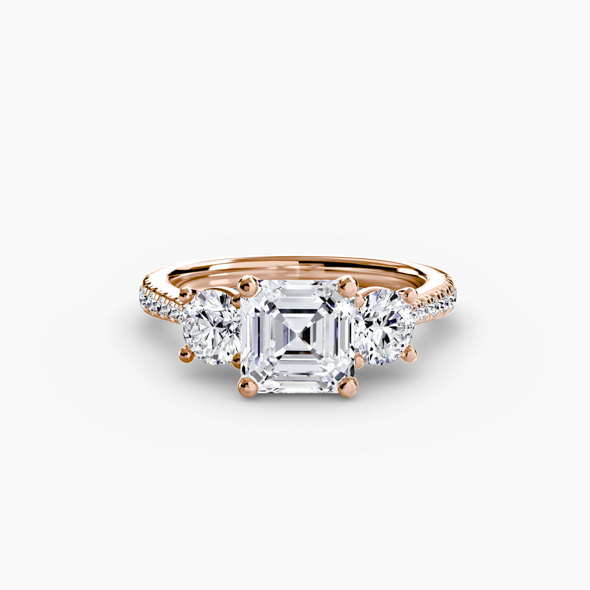 Ring Setting - 18K Rose Gold (Marquise)