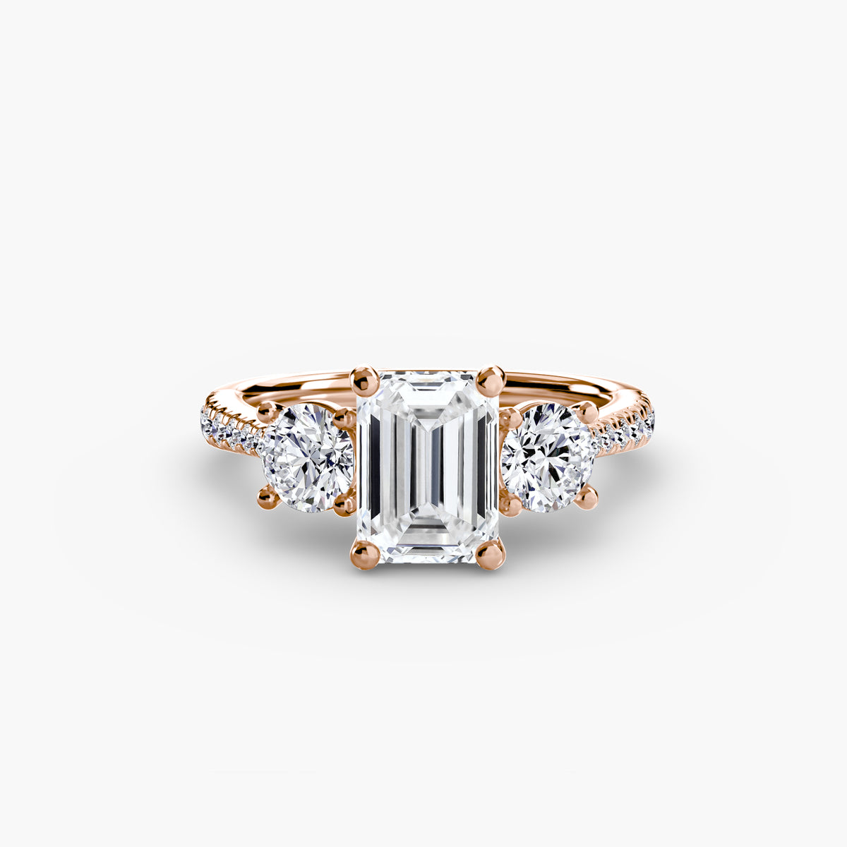 Ring Setting - 14K Rose Gold (Heart)
