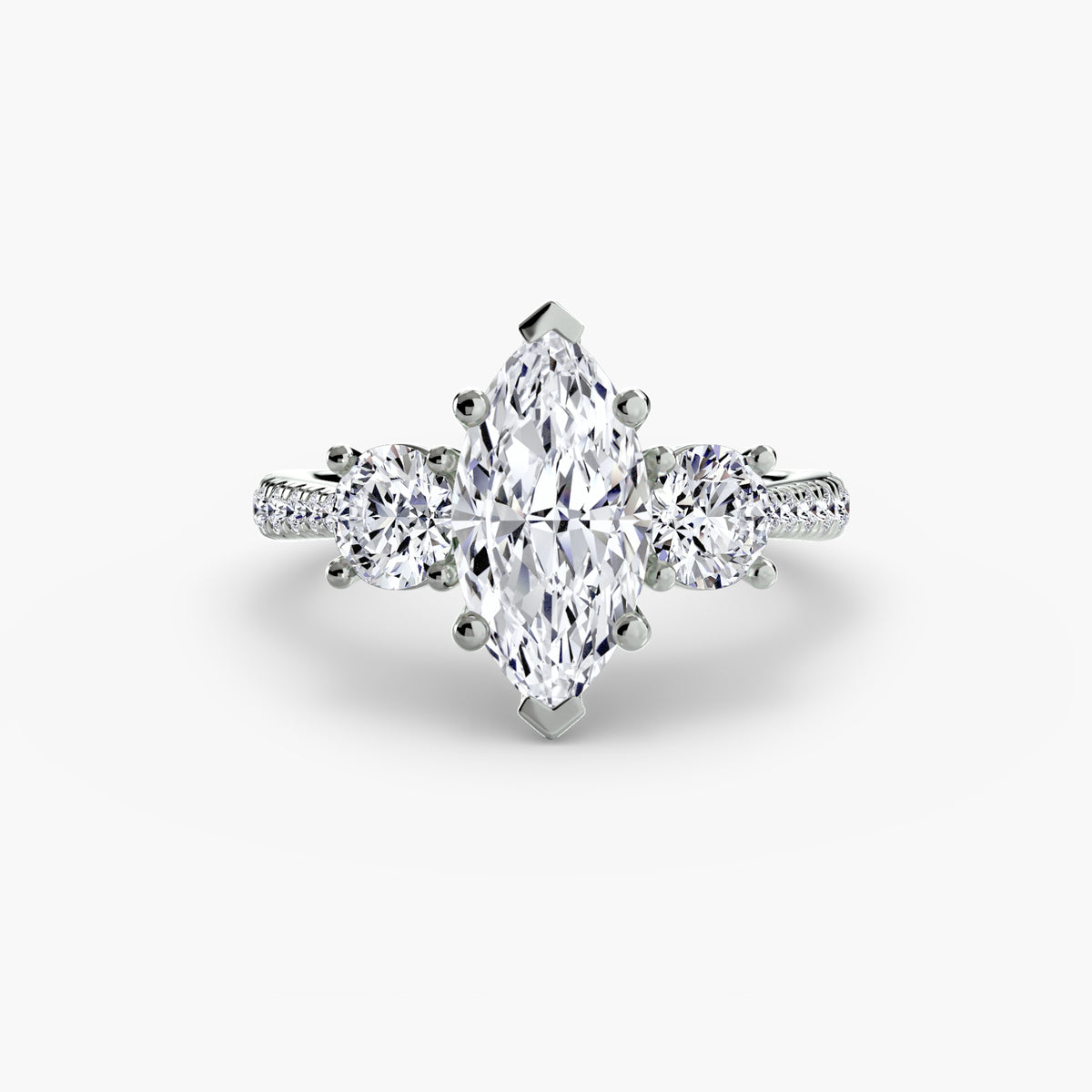 Ring Setting - 14K Yellow Gold (Round)