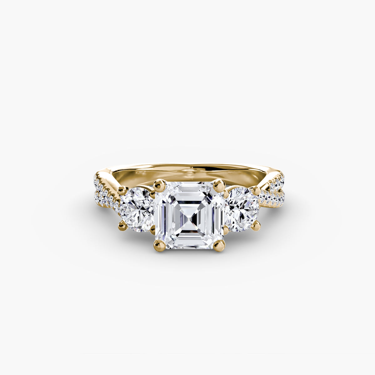Ring Setting - 18K Yellow Gold (Marquise)