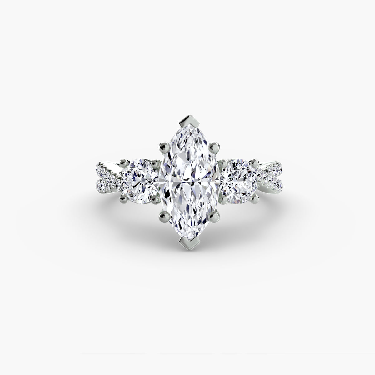 Ring Setting - 14K Yellow Gold (Round)
