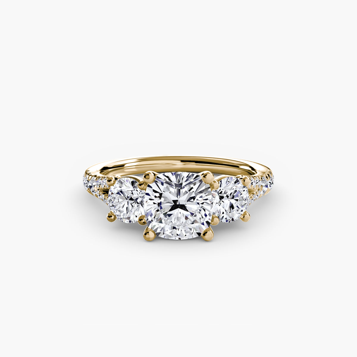 Ring Setting - 14K Yellow Gold (Oval)