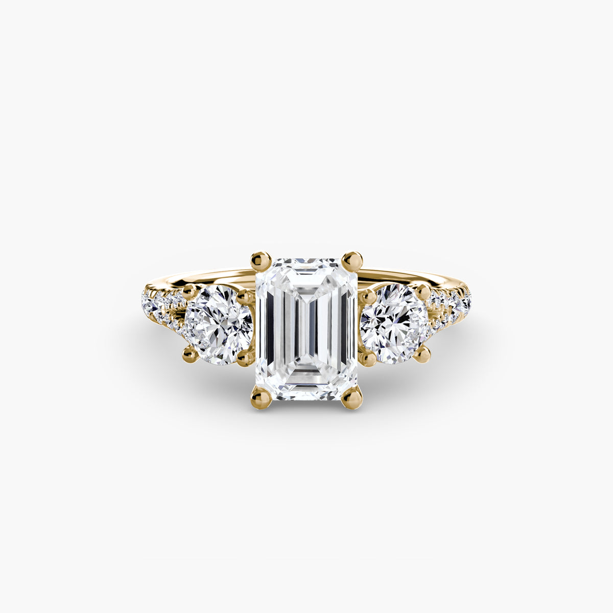 Ring Setting - 14K Yellow Gold (Heart)