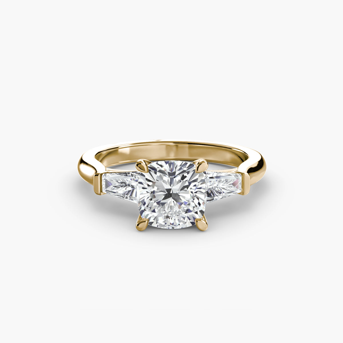 Ring Setting - 18K Yellow Gold (Oval)