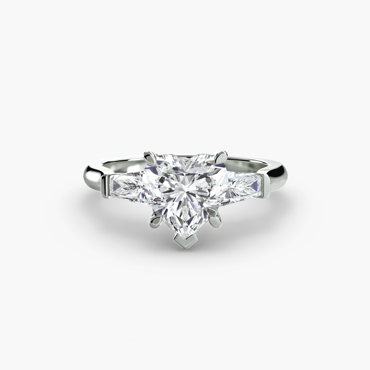 Ring Setting - 950 Platinum (Asscher)