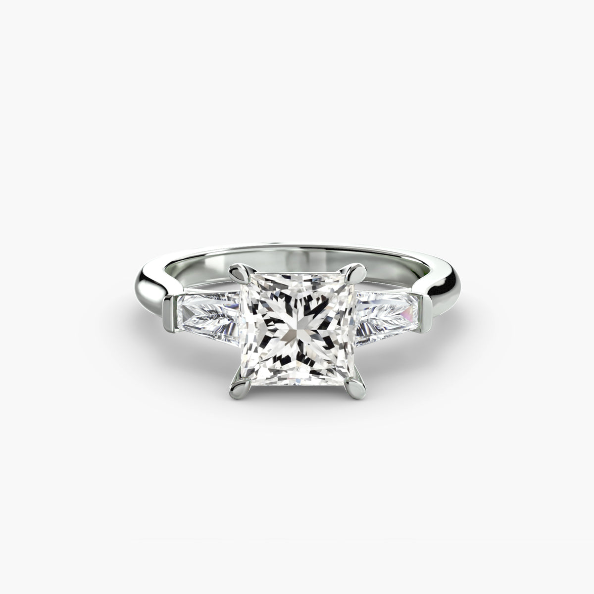 Ring Setting - 950 Platinum (Cushion)
