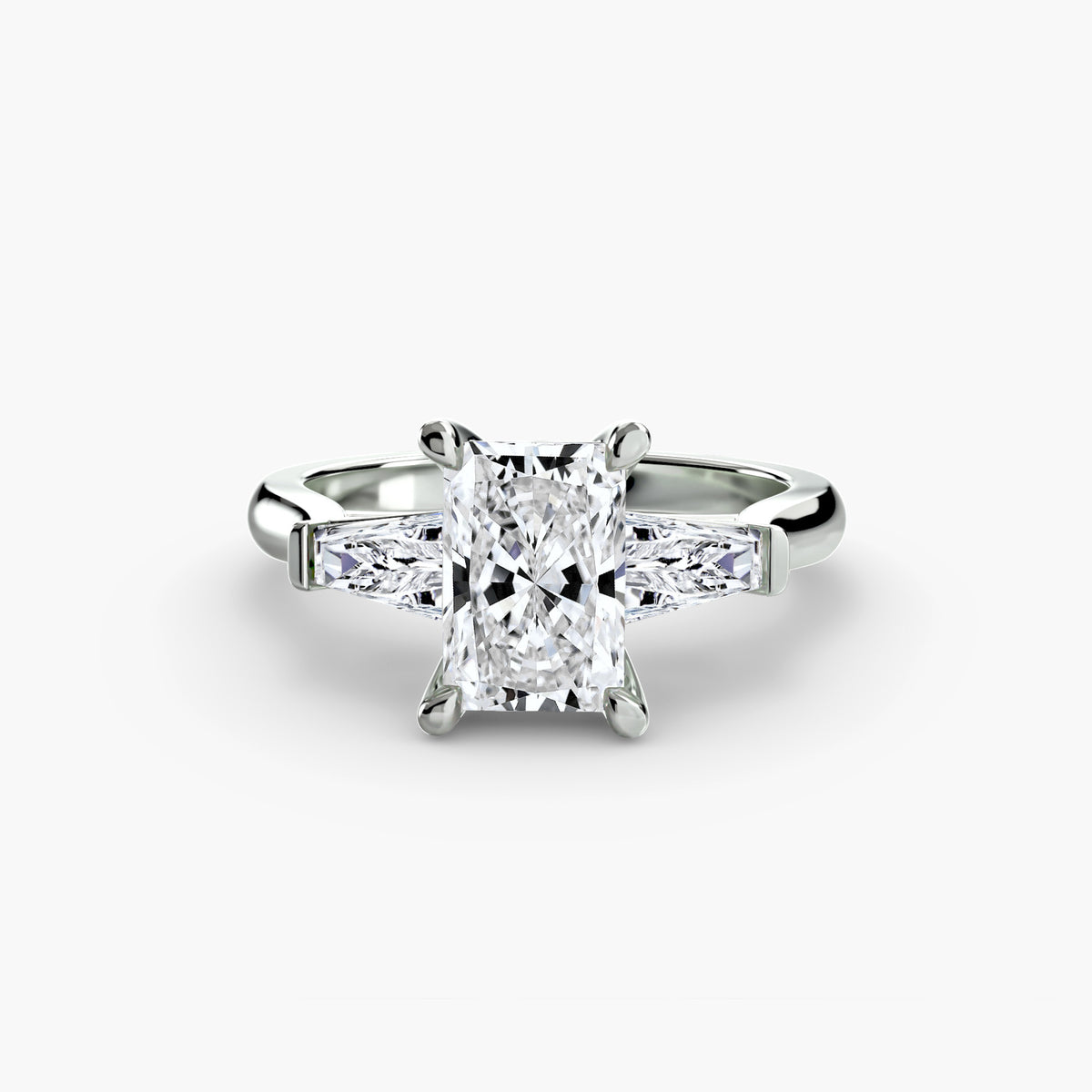 Ring Setting - 18K Yellow Gold (Radiant)