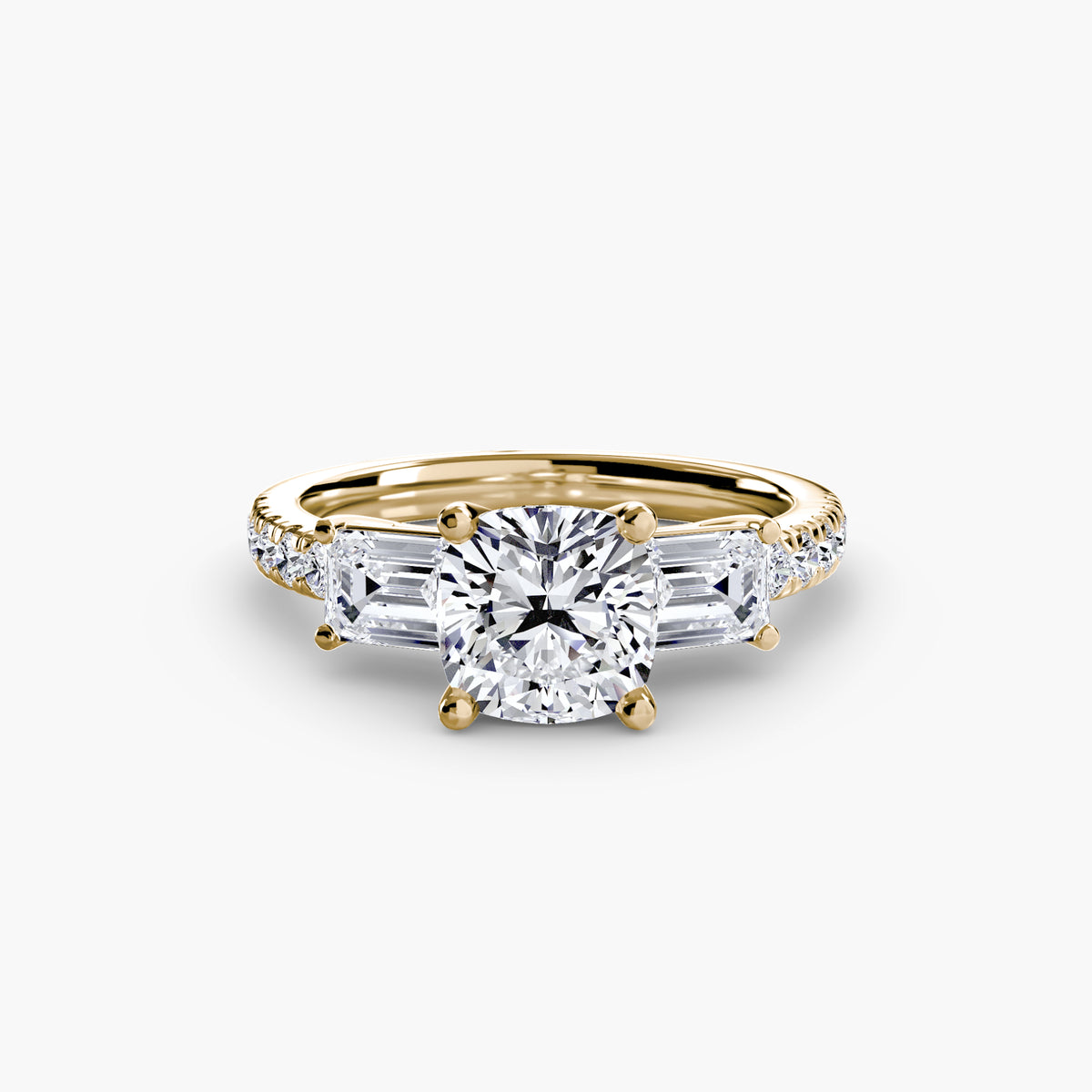 Ring Setting - 14K Yellow Gold (Oval)