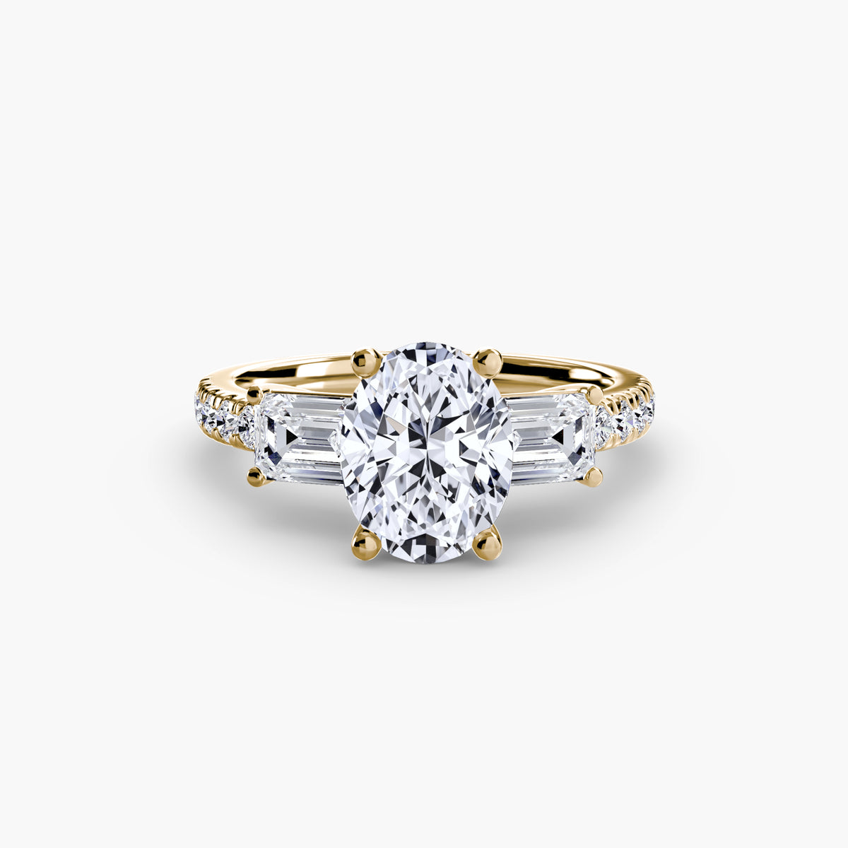 Ring Setting - 14K Yellow Gold (Pear)
