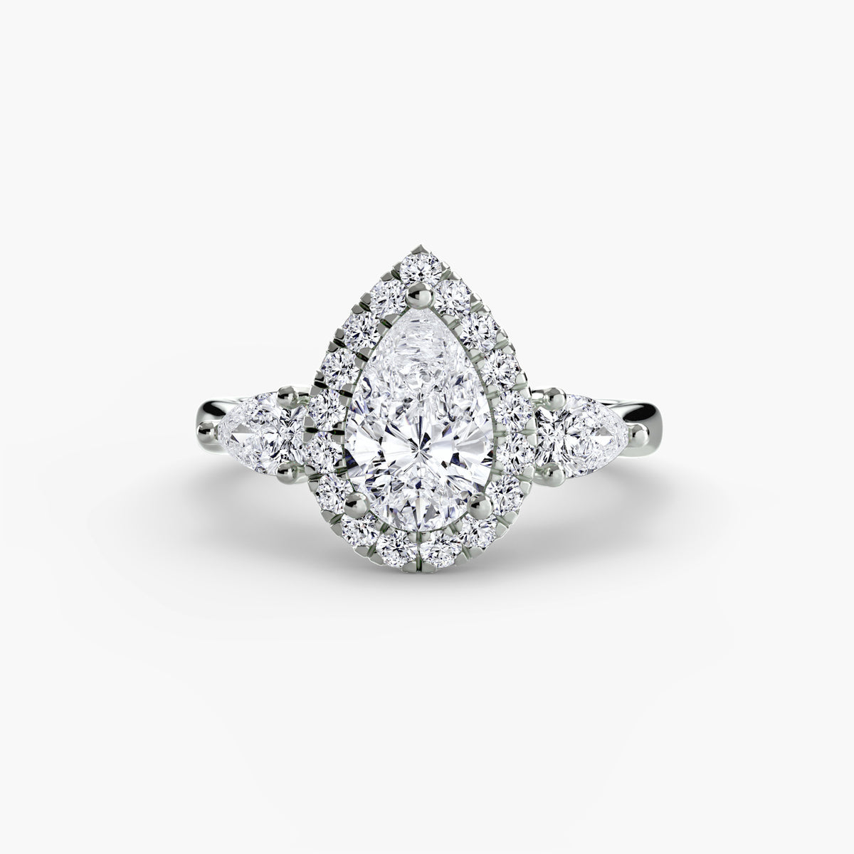 Ring Setting - 18K Yellow Gold (Pear)