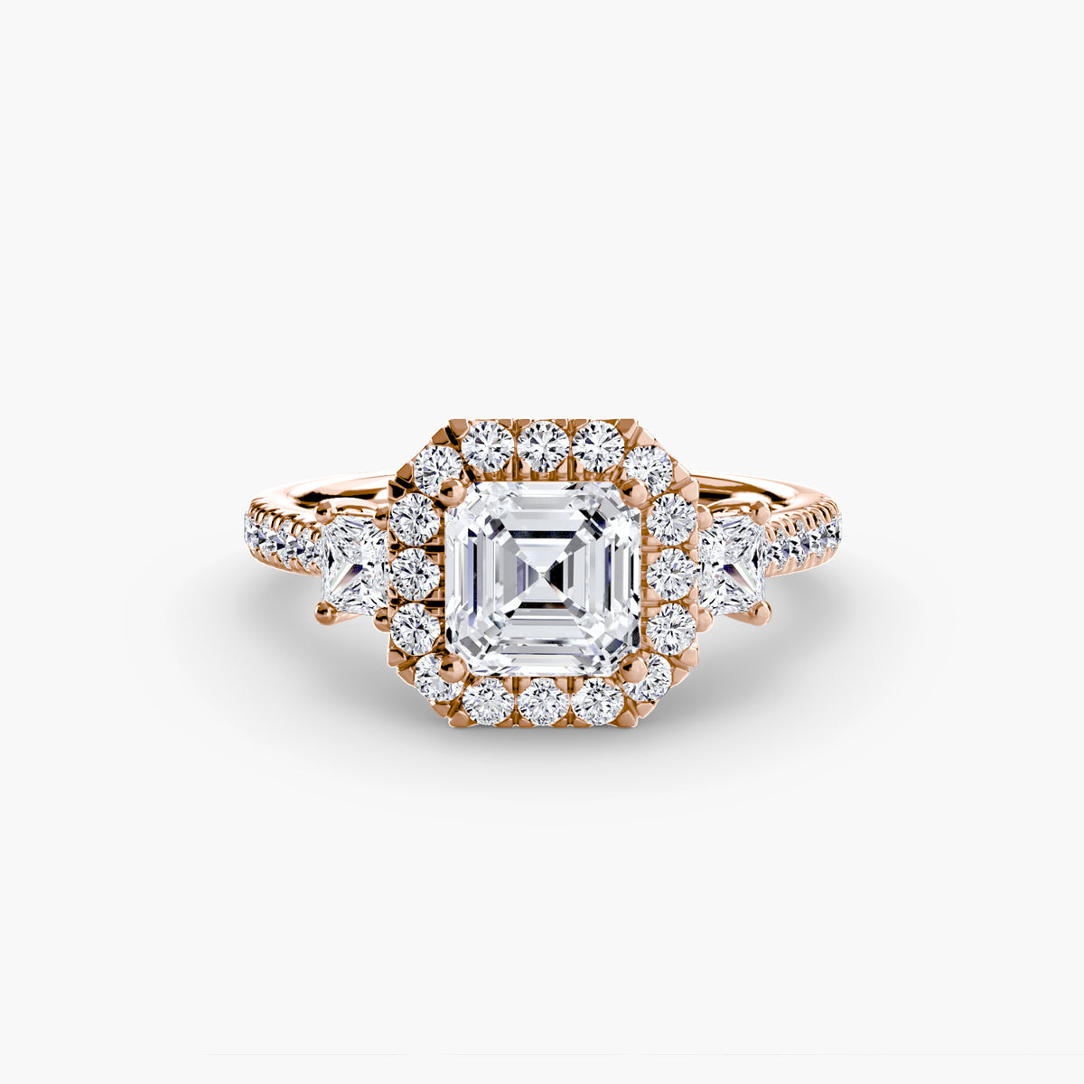 Ring Setting - 14K Rose Gold (Marquise)