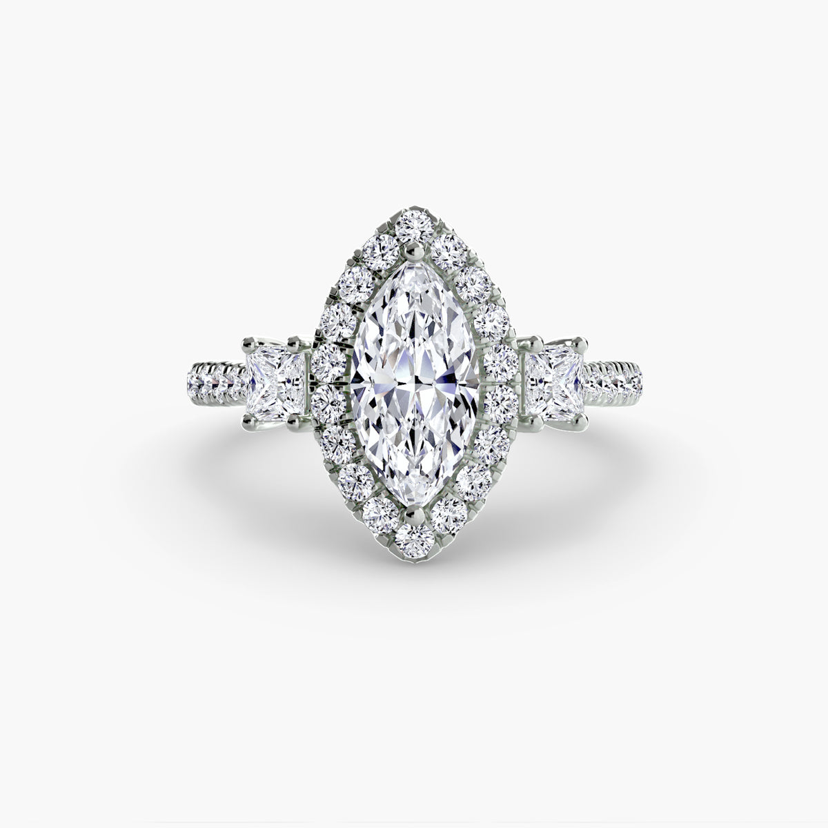 Ring Setting - 18K Yellow Gold (Round)