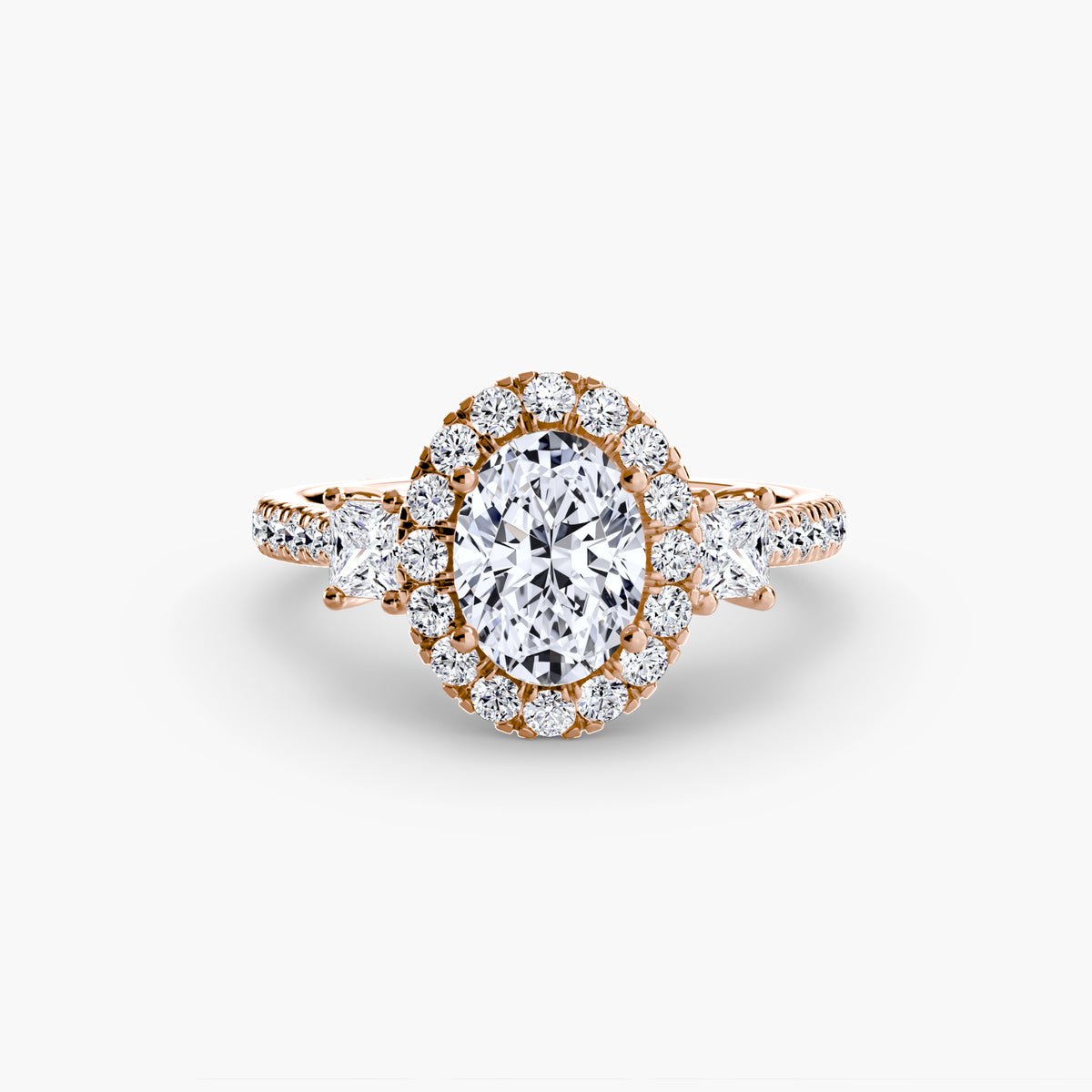 Ring Setting - 14K Rose Gold (Pear)