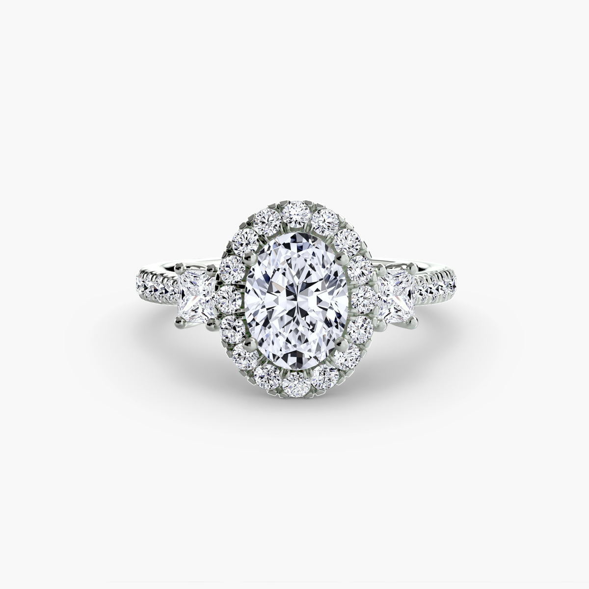 Ring Setting - 950 Platinum (Pear)