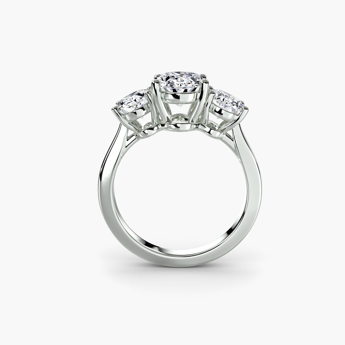 Trilogy Oval - 9K White Gold (Oval)