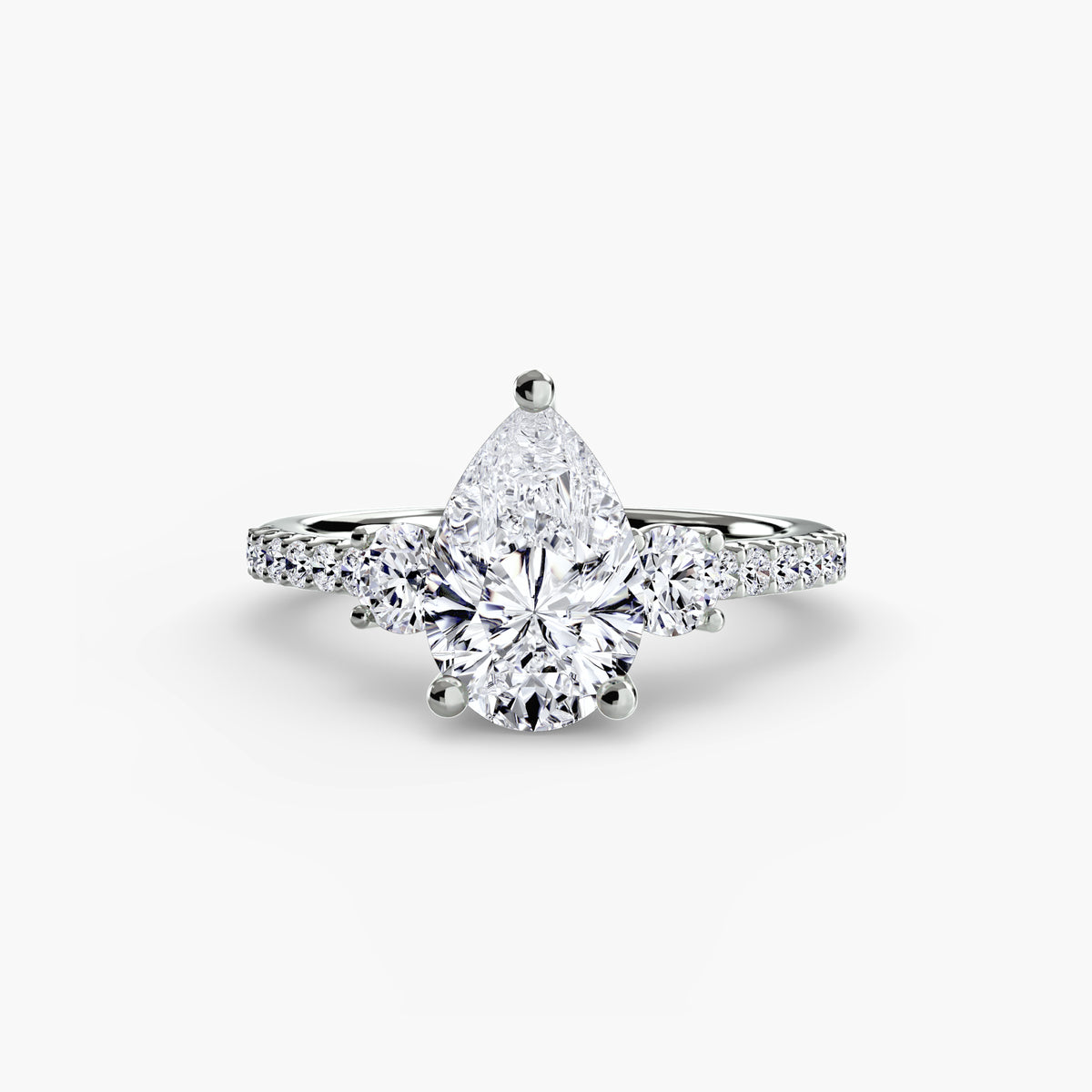 Ring Setting - 18K Yellow Gold (Pear)