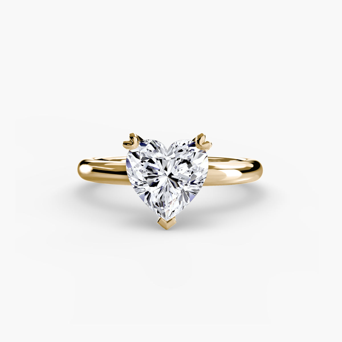 Ring Setting - 18K Yellow Gold (Radiant)