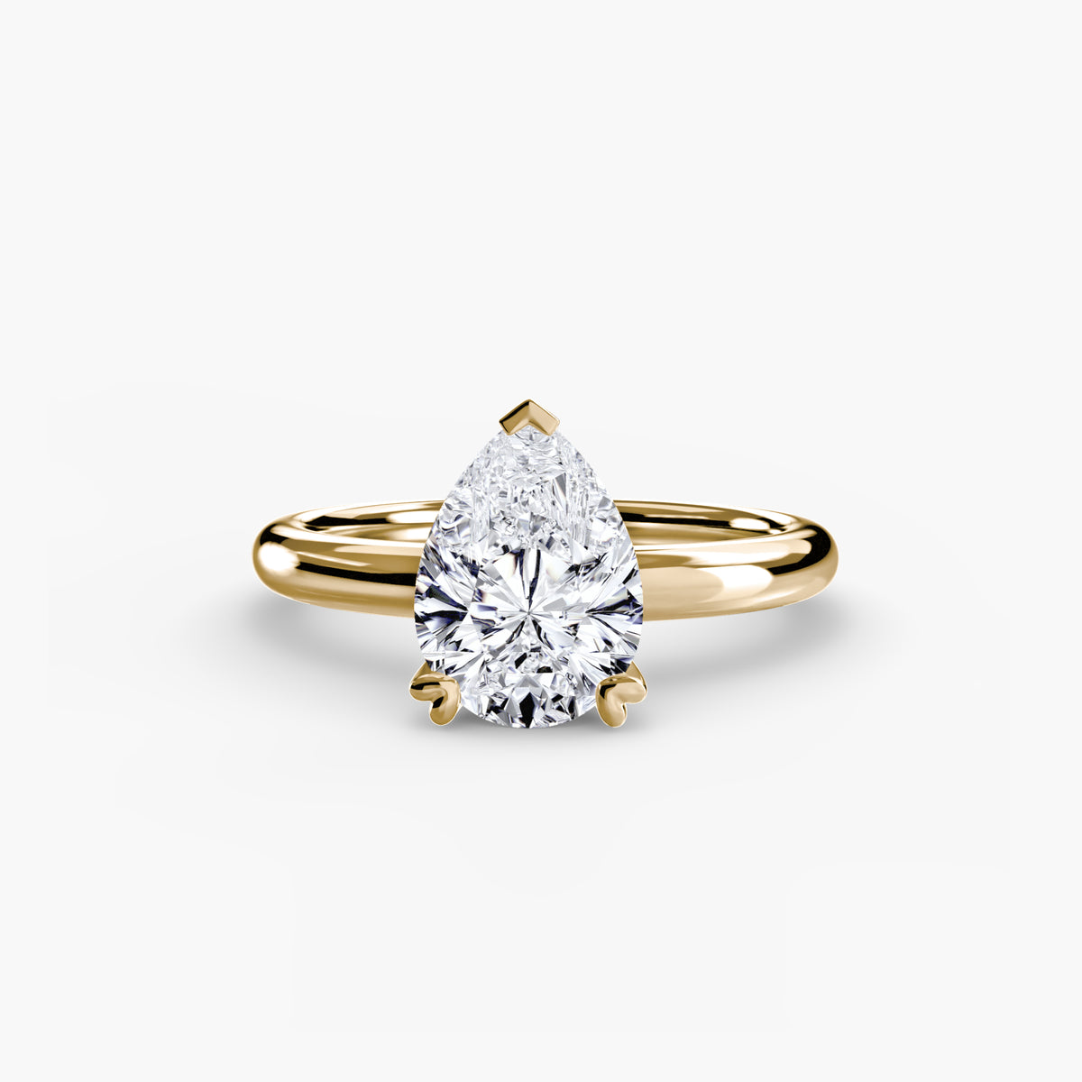 Ring Setting - 18K Yellow Gold (Emerald)