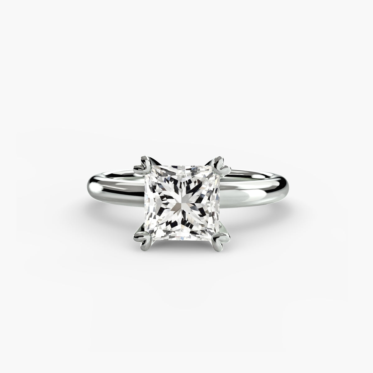 Ring Setting - 950 Platinum (Cushion)
