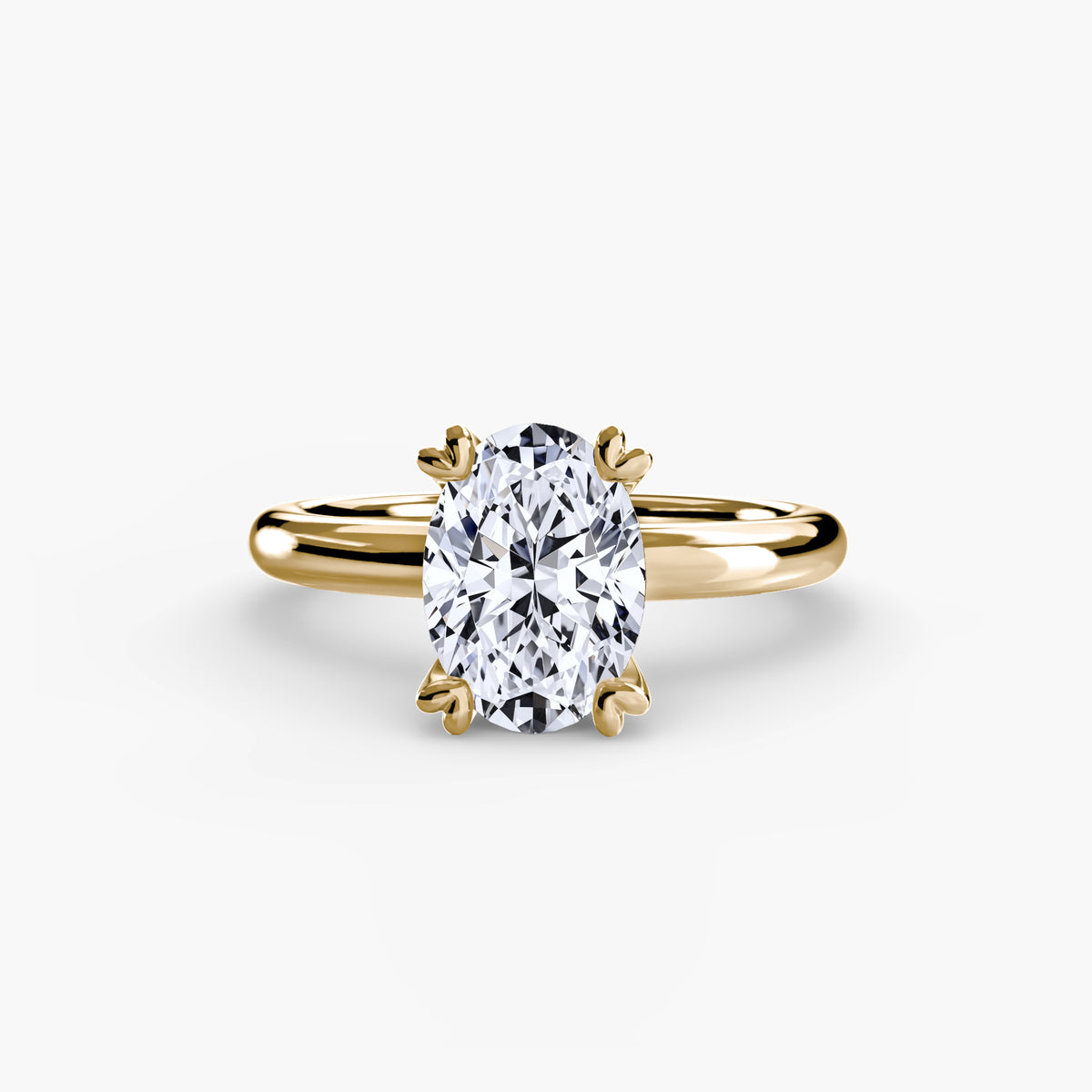 Ring Setting - 14K Yellow Gold (Pear)