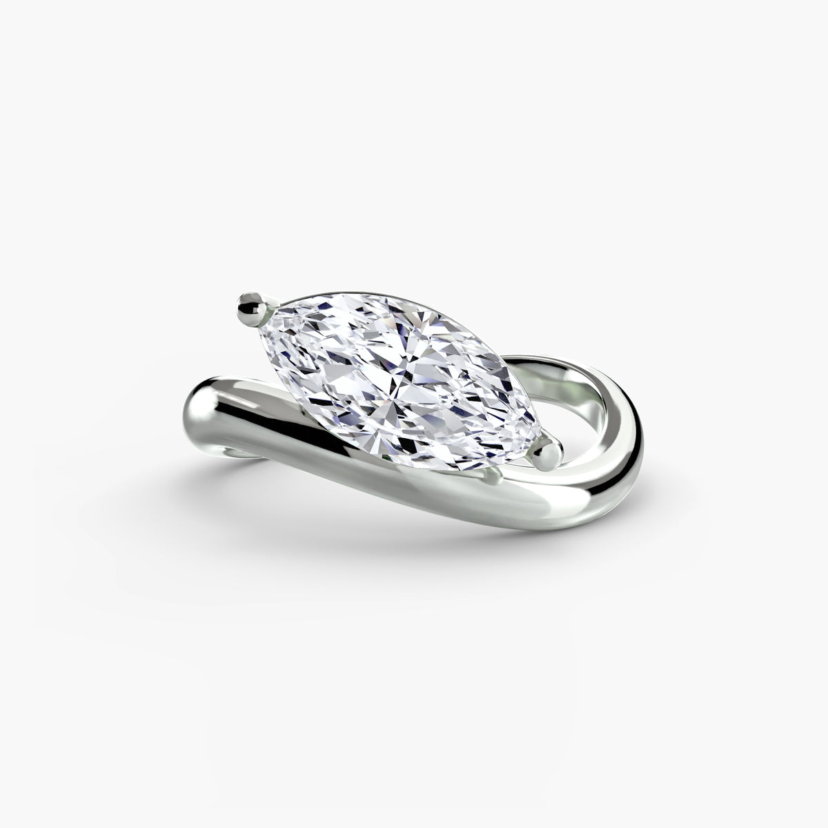 Ring Setting - 18K Yellow Gold (Marquise)