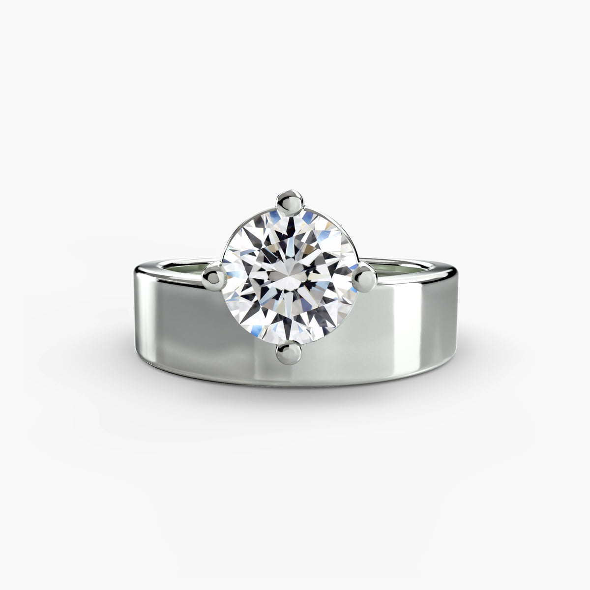 Ring Setting - 14K Yellow Gold (Round)