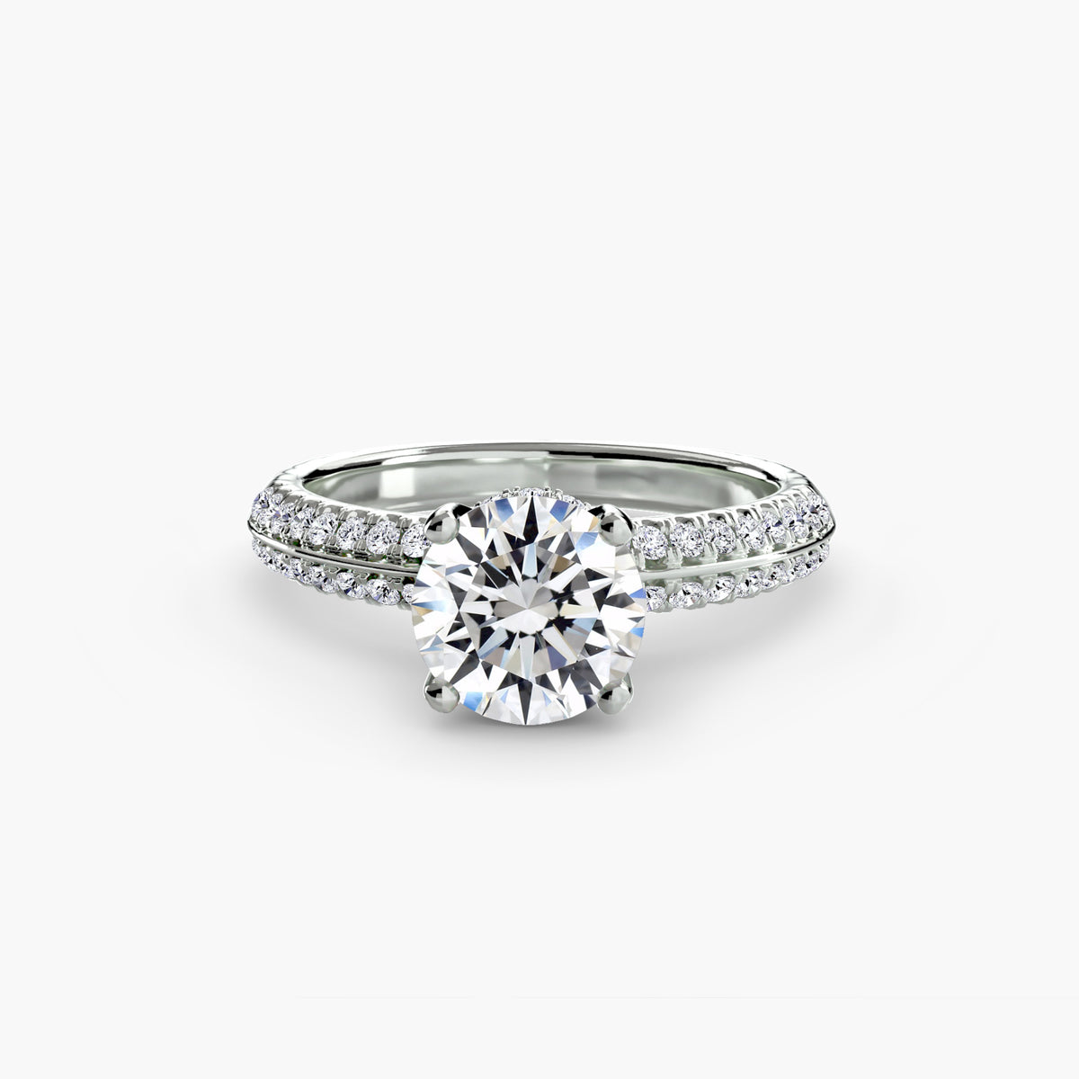 Ring Setting - 14K Yellow Gold (Round)