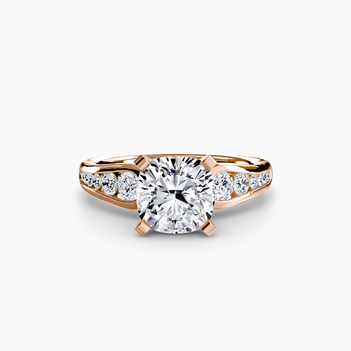 Ring Setting - 14K Rose Gold (Oval)
