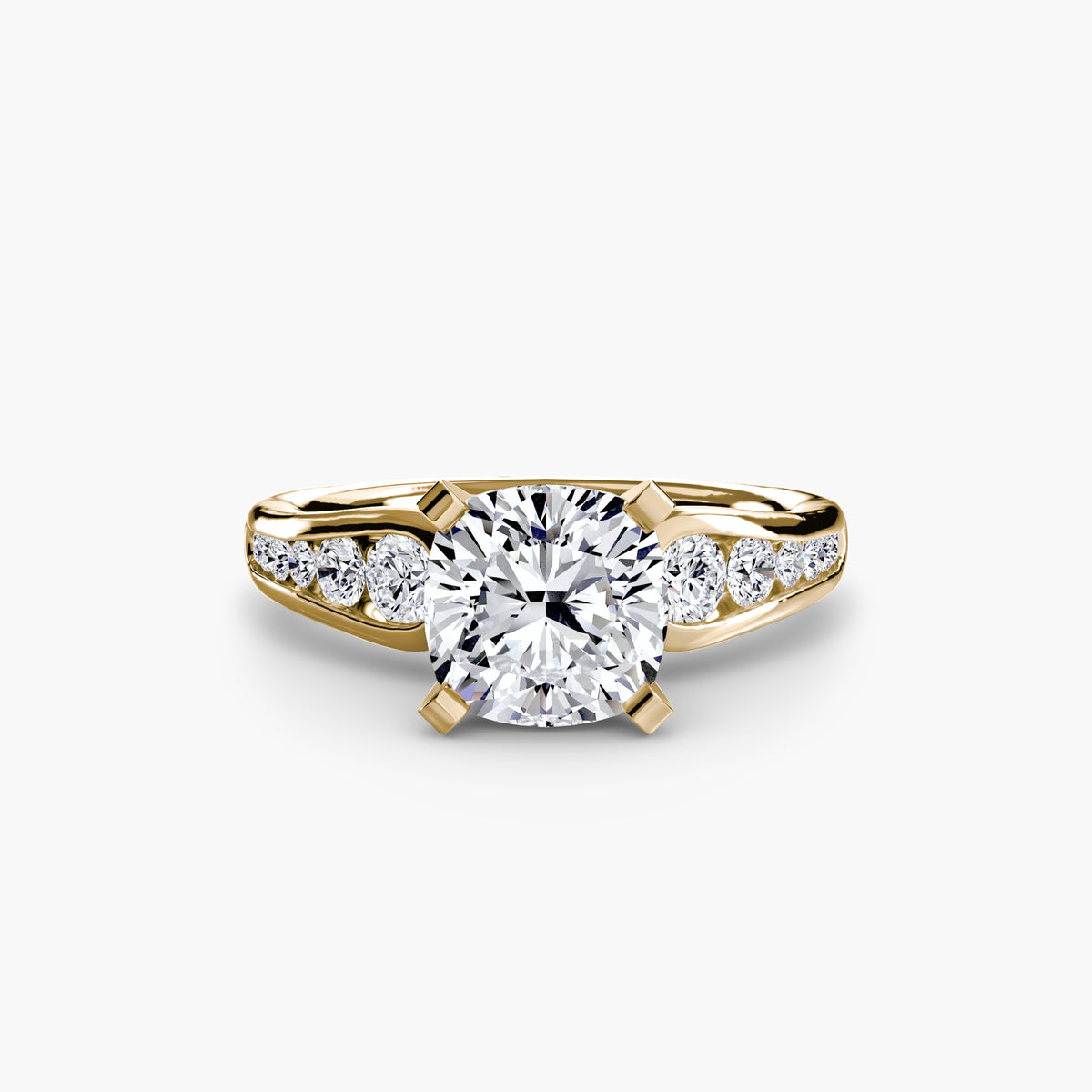 Ring Setting - 18K Yellow Gold (Oval)