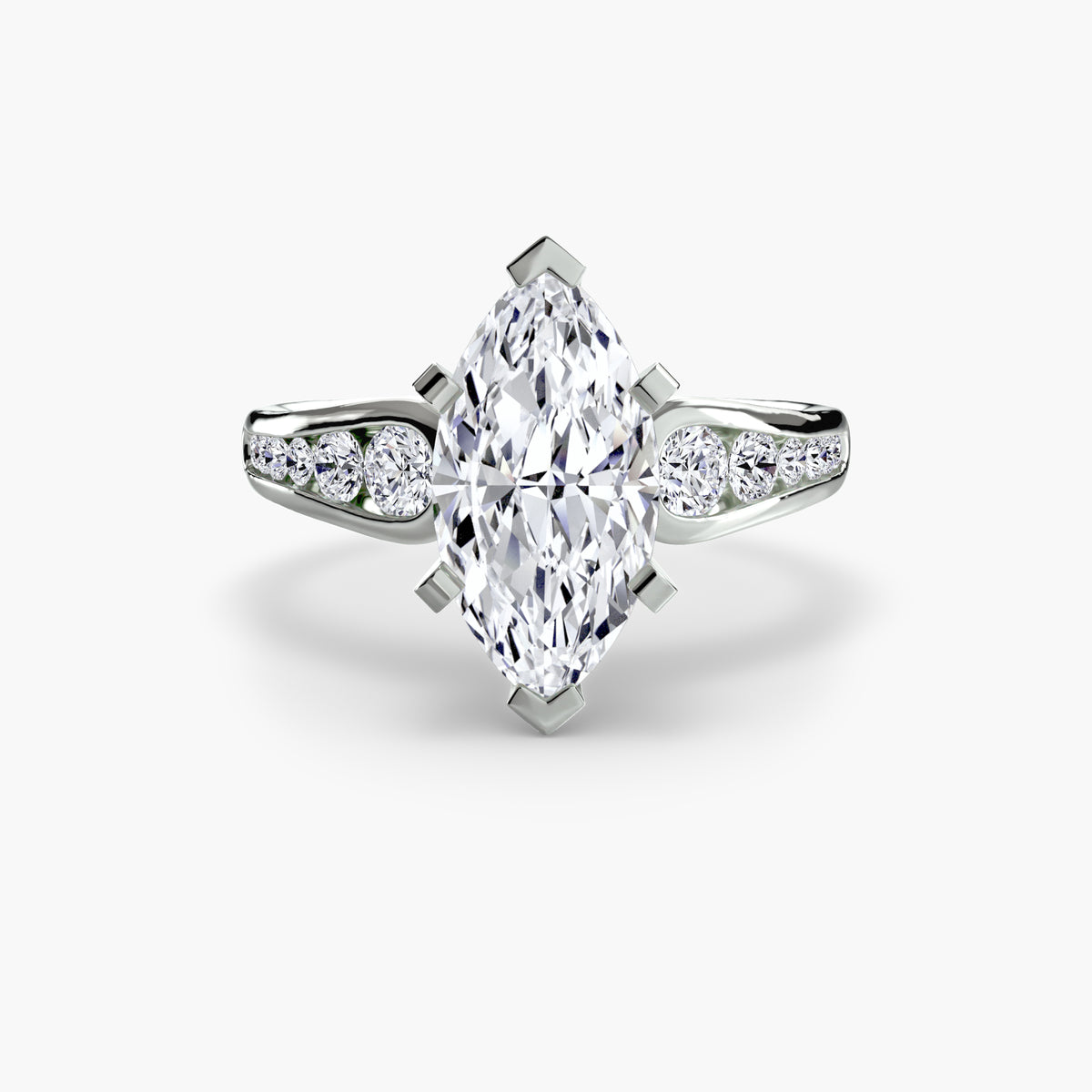 Ring Setting - 18K Yellow Gold (Round)