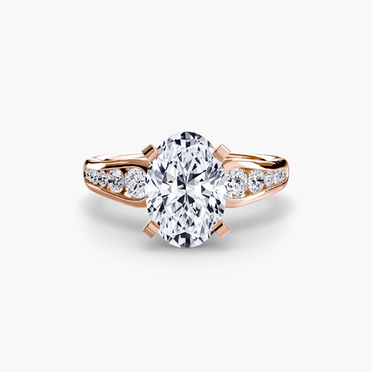Ring Setting - 14K Rose Gold (Pear)